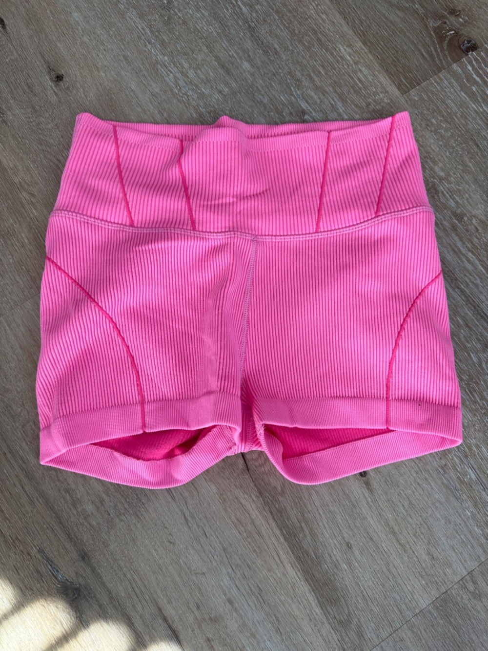 Offline by aerie High-Rise Ribbed Pink Women's Shorts